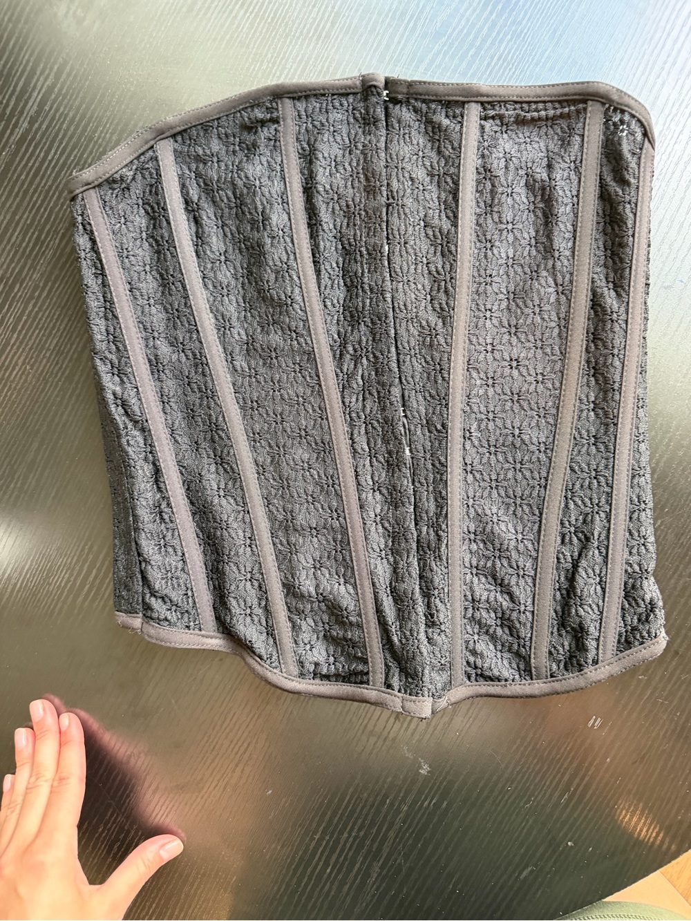 Zara Black Lace Corset Top- READ DESCRIPTION FOR SIZING, never worn